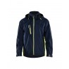 Veste hardshell Blaklader bleu/jaune