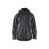 Veste hardshell Blaklader gris-foncé/noir