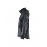 Veste hardshell Blaklader gris-foncé/noir