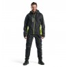 Veste hardshell Blaklader noir/jaune