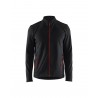 Veste Micropolaire 47651010 - noir/rouge