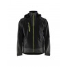 Veste softshell stretch 2D Blaklader - noir/jaune