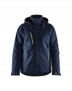 Veste stretch doublée Blaklader marine/jaune