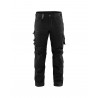 Pantalon artisan avec stretch Blaklader - noir