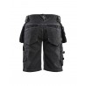 Short X1900 artisan Stretch Blaklader - noir